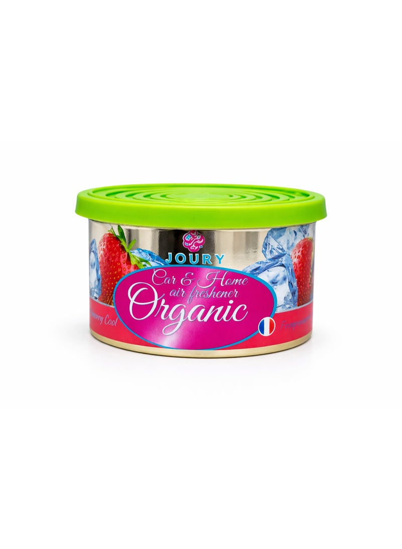 جوري معطر جو عضوي للسيارة والمنزل من JOURY - برائحة الفراولة المنعشة | معطر يدوم طويلاً | حتى 60 يوماً. - Image 1