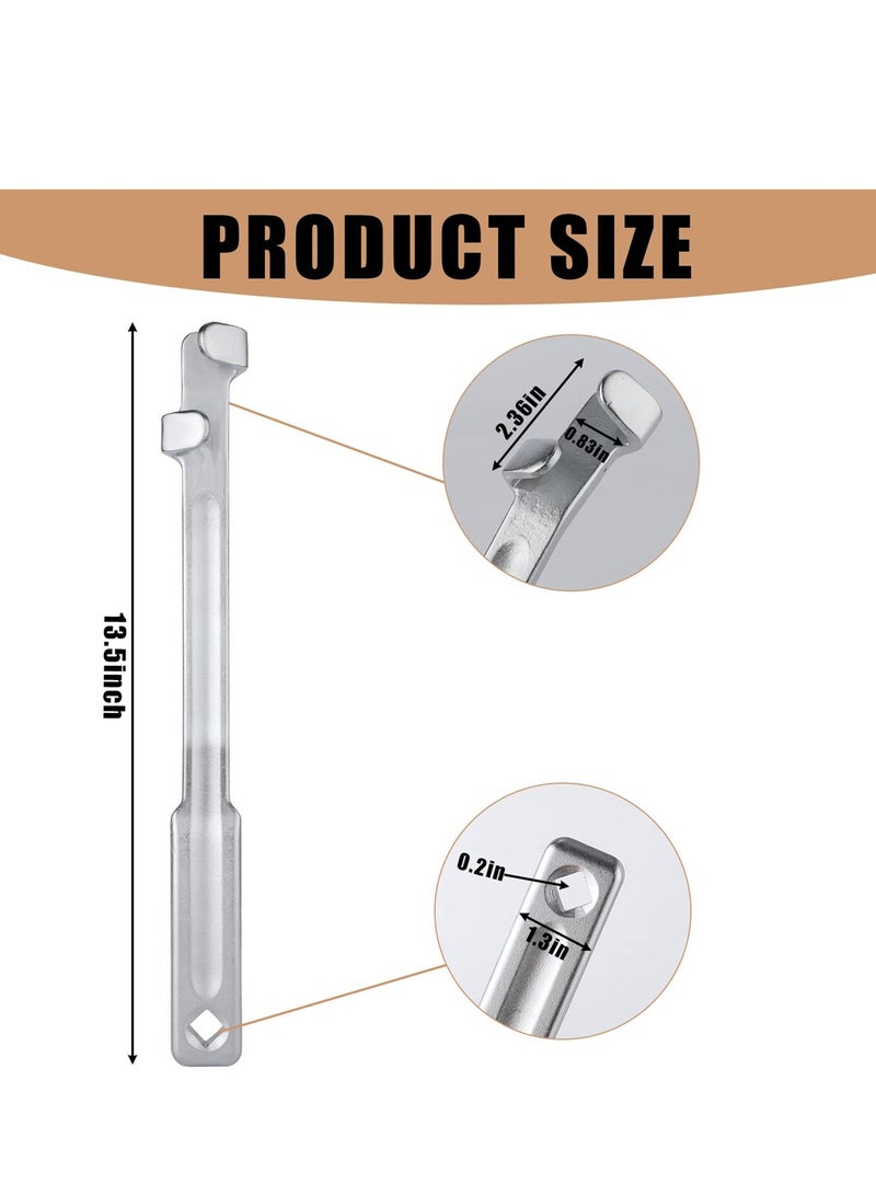 Wrench Extender Tool for Mechanics, Garage, and Handyman, 15 Inch Torque Amplifier Extension with 1/2 Inch Hole for Torque Wrenches - Image 4