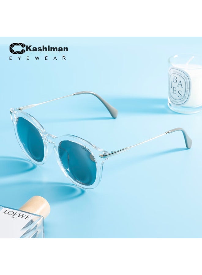 Caxman Sungl For Women, Large Cat-eye Frame Polarized Sungl, Uv Protection, Sun-blocking, Fashionable Gl For Driving And Car Use - Image 1