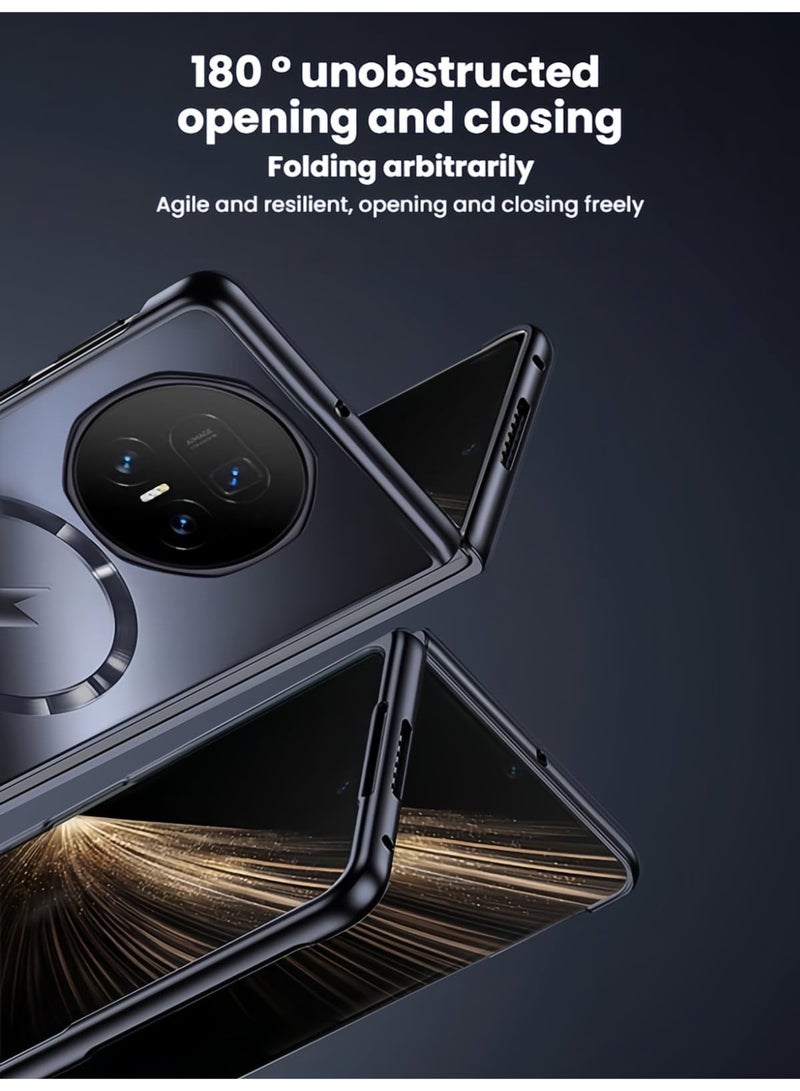 general Compatible with Honor Magic V5 Case, Matte Hard PC Phone Case 【Compatible with Mag-safe】,Ultra Thin Military Grade Drop Protection Rigid Phone Protective Case - Image 3