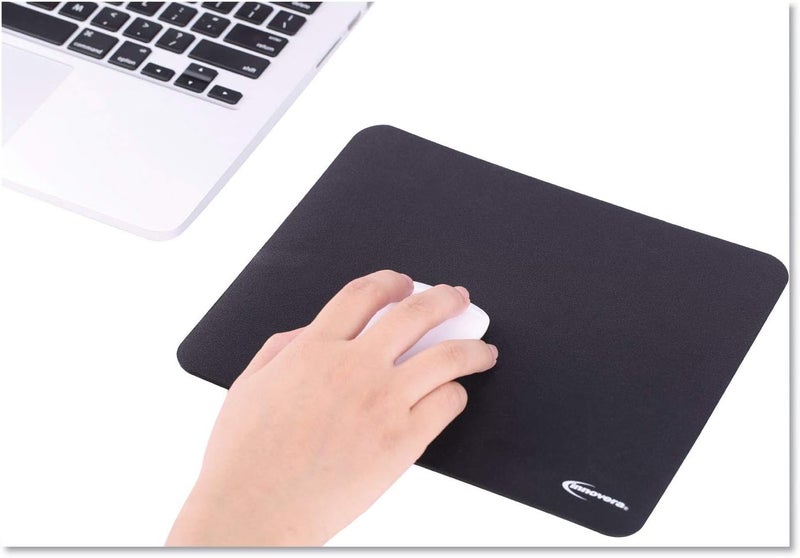 Innovera 52448 Natural Rubber Mouse Pad Black - Image 2