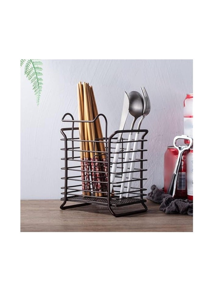 Multifunctional Tableware Storage Draining Rack - Chopsticks Container, Spoon Holder, Knife Stand & Kitchen Organizer for Efficient Drying & Storage  - Image 1