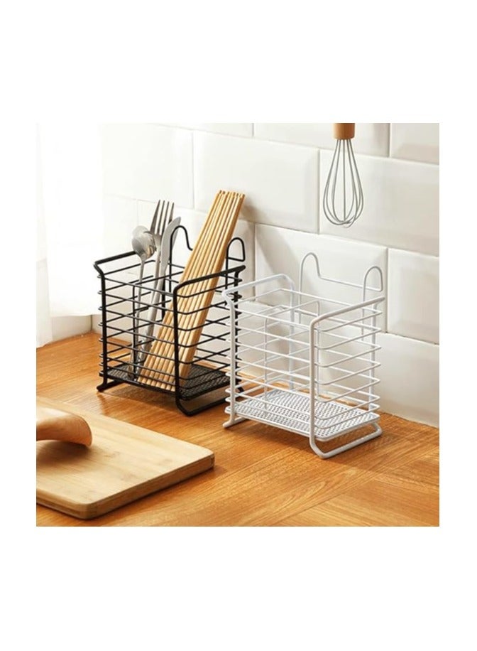 Multifunctional Tableware Storage Draining Rack - Chopsticks Container, Spoon Holder, Knife Stand & Kitchen Organizer for Efficient Drying & Storage  - Image 2