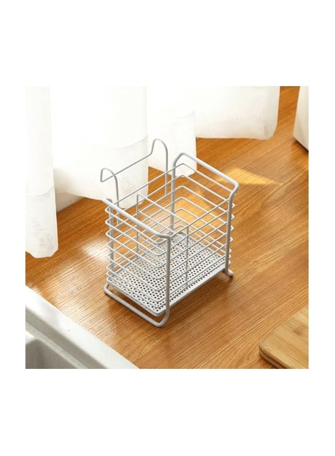 Multifunctional Tableware Storage Draining Rack - Chopsticks Container, Spoon Holder, Knife Stand & Kitchen Organizer for Efficient Drying & Storage  - Image 5