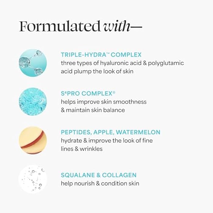 TULA Skin Care 24/7 Ultra Hydration - Triple Hydra Complex Day & Night Serum, Plumps Skin & Delivers Moisture While Reducing Fine Lines, 1 fl oz. - Image 4