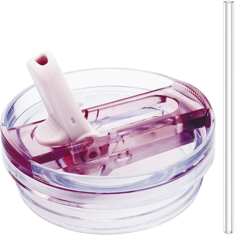 Dreamfocus 40 oz Leak Proof Flip Straw Lid Replacement for Stanley 40 oz Quencher H2.0 and ProTour Tumbler - Image 1