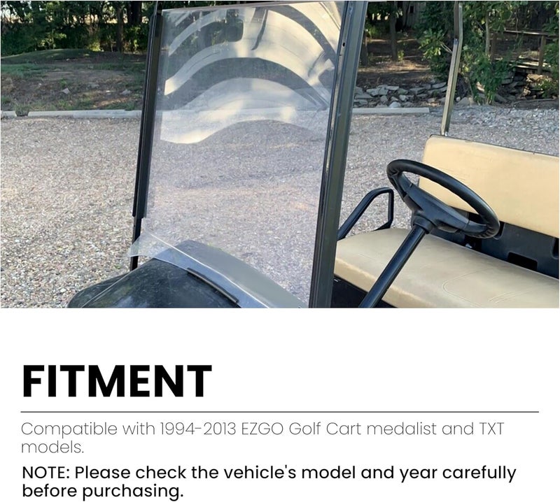 HECASA Front Roof Top Strut Support Brackets for 1994-2013 EZGO Golf Cart Medalist/TXT - Image 2