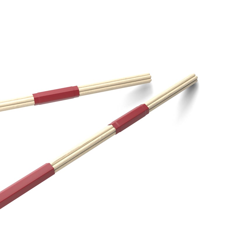 ProMark Lightning Rods Drum Sticks - L-Rods Dowel Drumsticks - Quiet, For Small Performances - 5B, .530" Diameter - 16" Length - 1 Pair - Image 1
