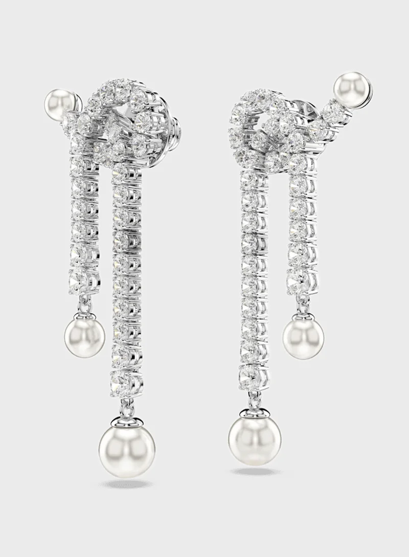 SWAROVSKI Pearl Detail Drop Earrings