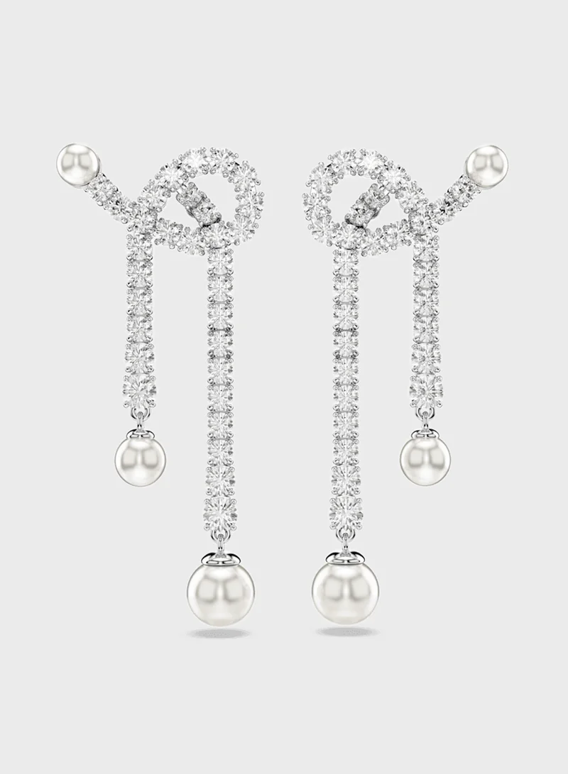 SWAROVSKI Pearl Detail Drop Earrings