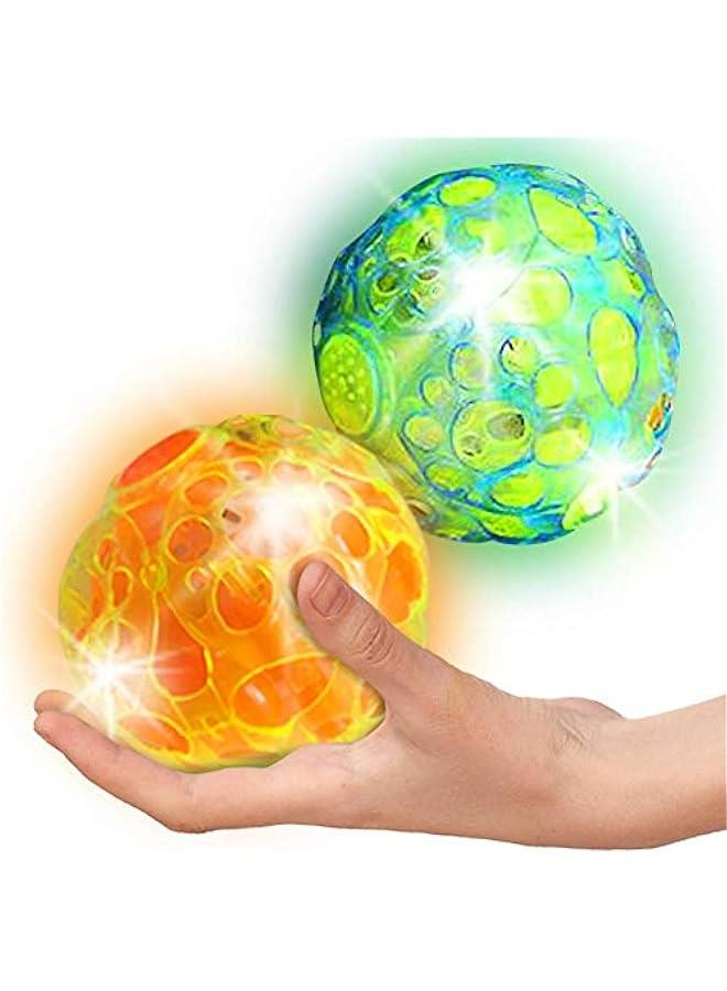 Set of 2 LED Vibrating Dancing Balls with Sound Effects for Kids, Party Supplies for Birthdays - Best Gift for Boys and Girls - Image 1