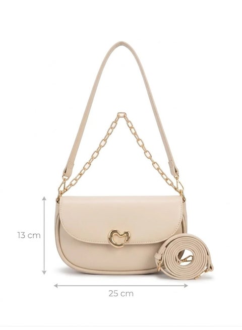 Crossbody Bag with stylish metal buckle BA-63