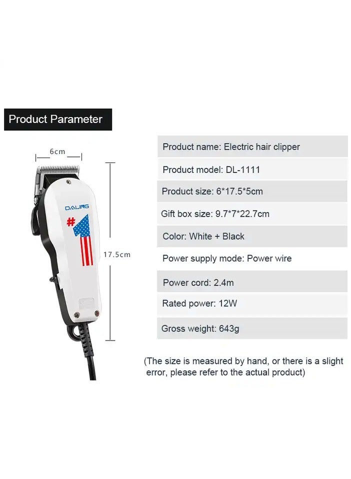 دالينغ ماكينة حلاقة الشعر الكهربائية القابلة لإعادة الشحن الاحترافية، منتجات رائجة البيع - Image 5