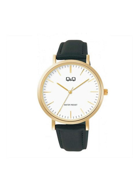 Leather Analog Watch C34A-009PY