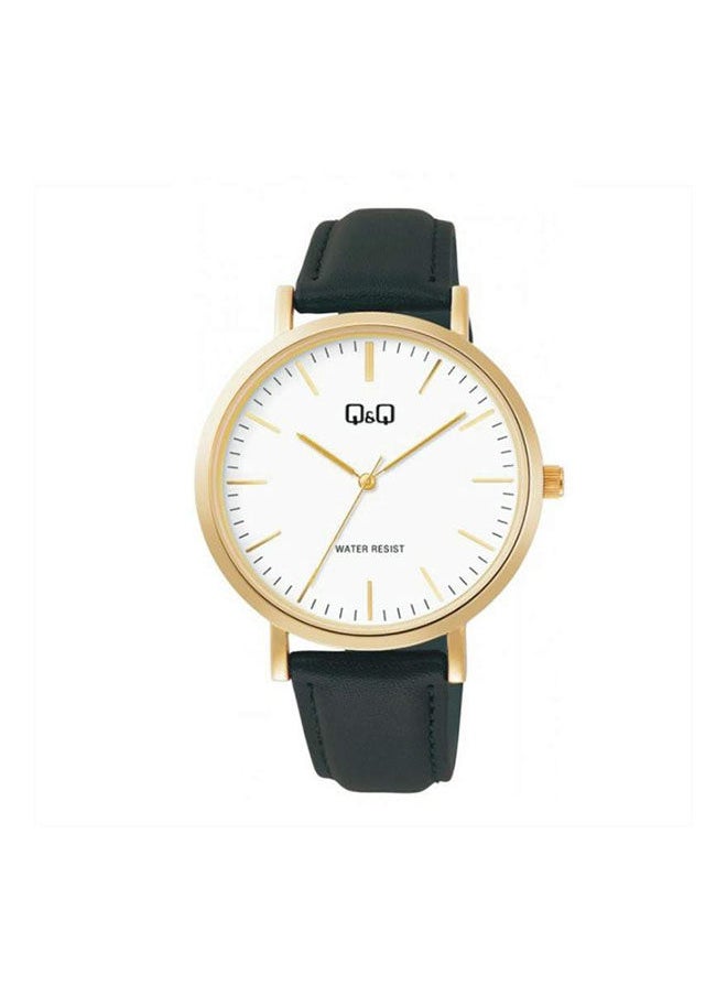 Leather Analog Watch C34A-009PY