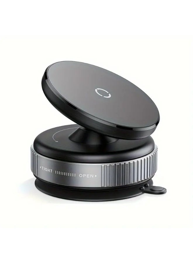 Arabash Adjustable Vacuum Magnetic Suction Cup Phone Holder, Suitable for Car/Gym/Mirror/Smooth Surfaces Hands-Free Stand, Compatible with All Smartphones - Image 1