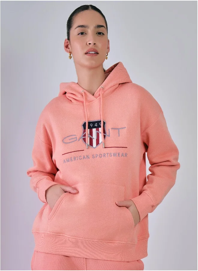 GANT Relaxed Fit Archive Shield Hoodie