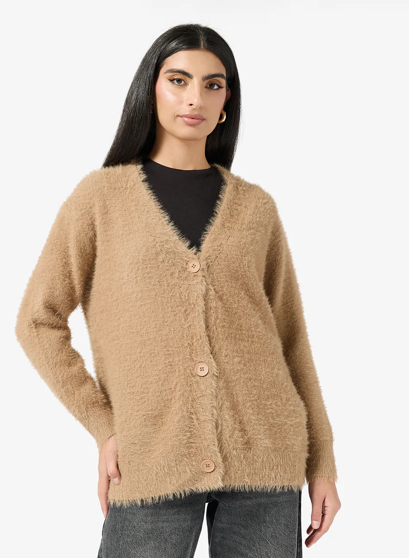 ELLA Cosy Button Down Cardigan