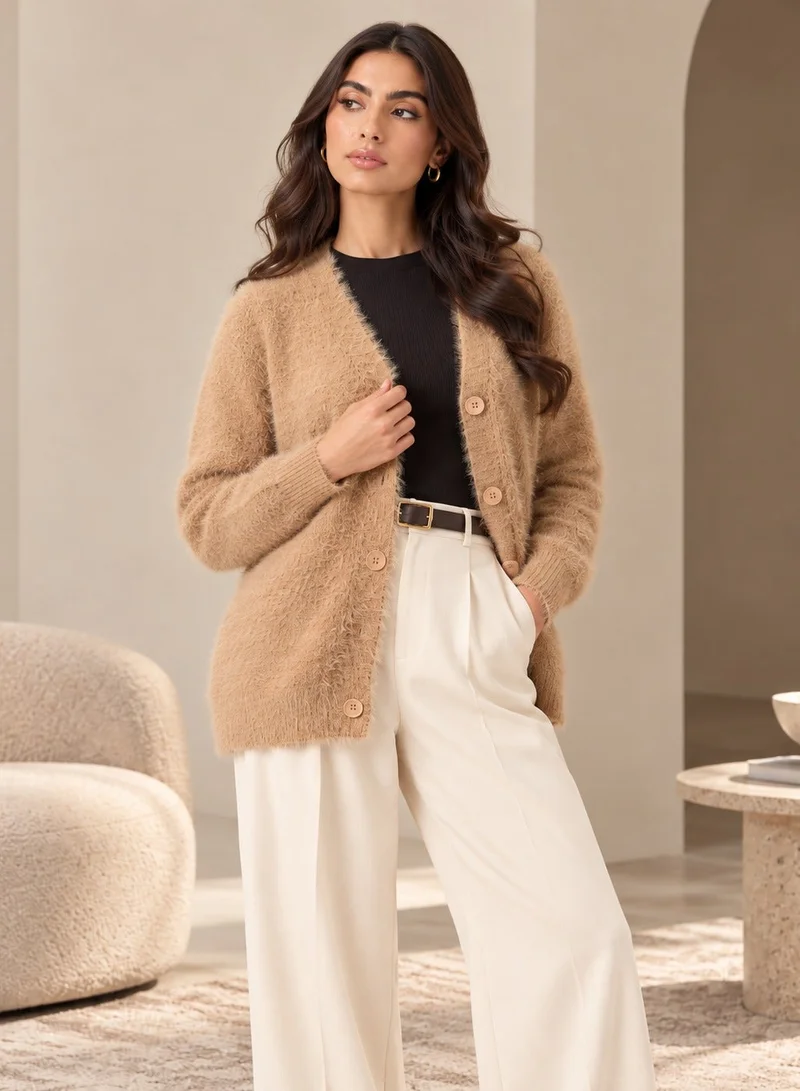 Ella Cosy Button Down Cardigan