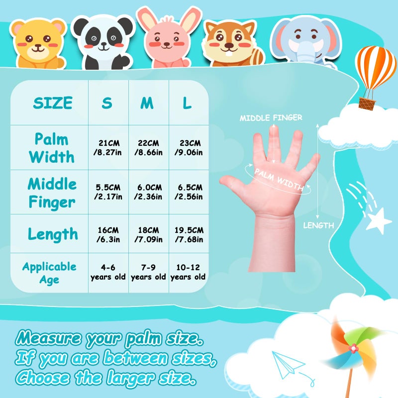 CYCLESPEED Winter Gloves for Boys Girls Kids Snow Gloves Toddler Gloves for Snowboarding,Kids Waterproof Glove for Outdoor Riding Winter Sports (Blue, Small) - Image 3