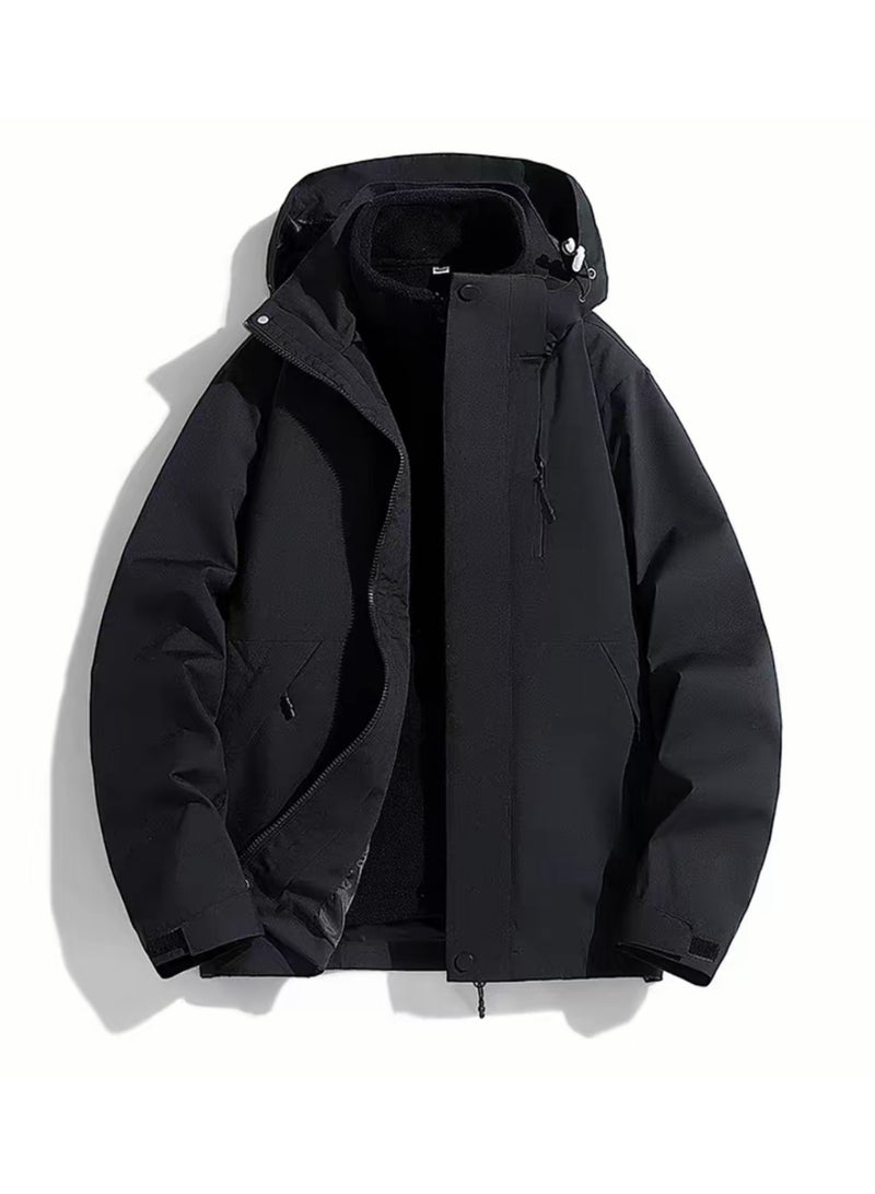 DR Men's/Women's 3-in-1 Waterproof Hiking Jacket with Detachable Inner Liner - Image 1