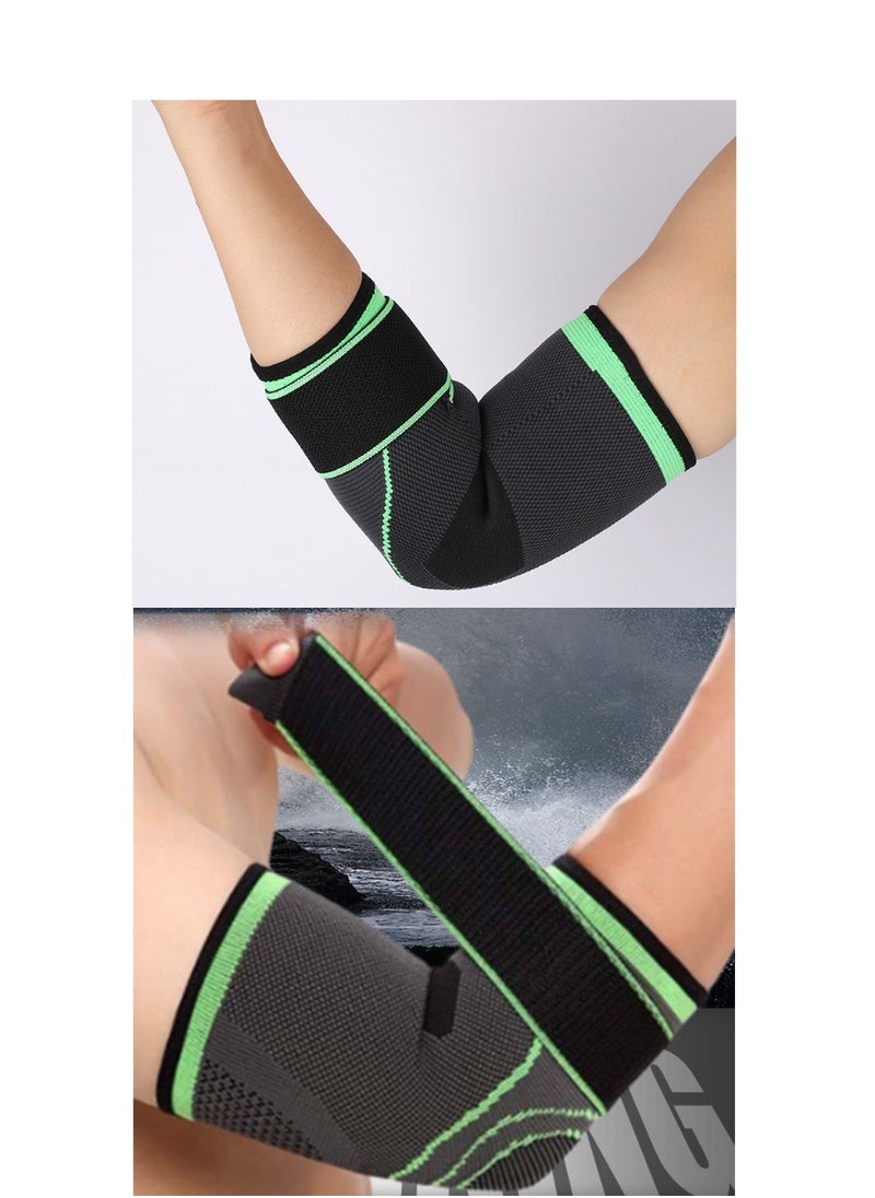 Adjustable Arm Guard Elbow Support Elastic Arm Sleeve L