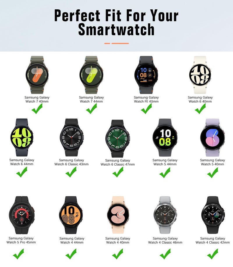 MoKo No Gap Band Compatible with Samsung Galaxy Watch 7 6 5 4 FE Band 40mm 44mm/Watch 5 Pro 45mm/6 4 Classic 43mm 47mm 42mm 46mm, 20mm Soft Silicone Sport Strap for Women Men, Yellow - Image 2