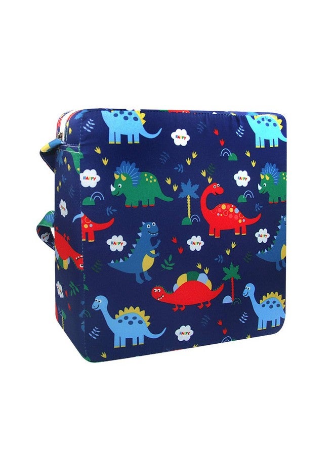 SUNMALL Dining Chair Heightening Cushion Portable Dismountable Adjustable Highchair Booster For Baby Toddler Kids Infant Washable Thick Chair Seat Pad Mat (Dark Blue)  - Image 2