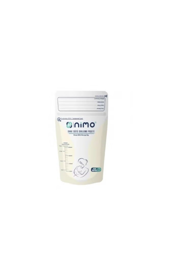 Nimomed Convenient Breast Milk Storage Solution: Nimo Breast Milk Storage Bags, 200 ml, Pack of 20 - Image 3