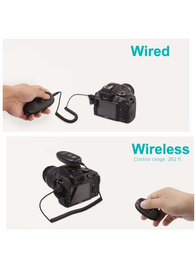 AODELAN Camera Wireless Shutter Release for Nikon D850,D810,D700, D500, D4, D5, D4s, D3100, D5000, D7200, D600, D610, D750, D3200, D3300 Replace MC-DC2 and MC-30A - Image 2