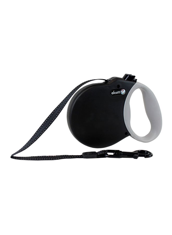 إسكدنيا مقود للكلب قابل للسحب مناسب للمغامرات أسود/ رمادي M