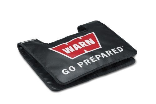 WARN مانع سحب WARN 91575 مع جيب لتخزين الملحقات وأشرطة عاكسة، أسود - Image 4