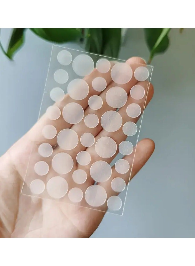 يوكانبي 36pcs، ملصقات غطاء حب الشباب غير المرئية، لتغطية البثور والعيوب، ملصقات بقع الوجه والجلد - Image 2