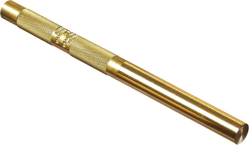 Mayhew Tools 25073 Brass Drift Punch, 5/8-16mm x 8" - Image 1