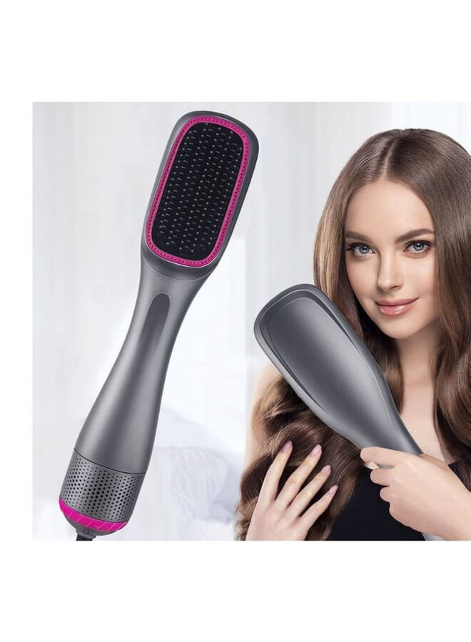 PROMASS 3 In 1 Professional Hair Brush Negative Ion Blow Dryer Straightening Brush Hot Air Styling Comb - Image 1
