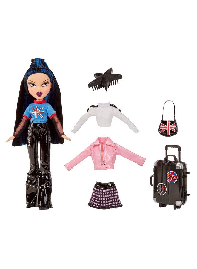 براتز دمية براتز بريتي آند بانك جايد فاشون مع طقمين وحقيبة سفر، مناسبة لهواة الجمع من سن 6 إلى 7 سنوات فما فوق - Image 2