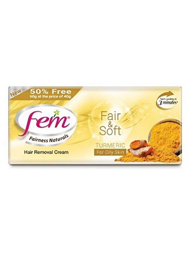 fem Fairness Naturals Hair Removal Cream Fair And Soft Oily Skin 40 G With Extra 50% - Image 3