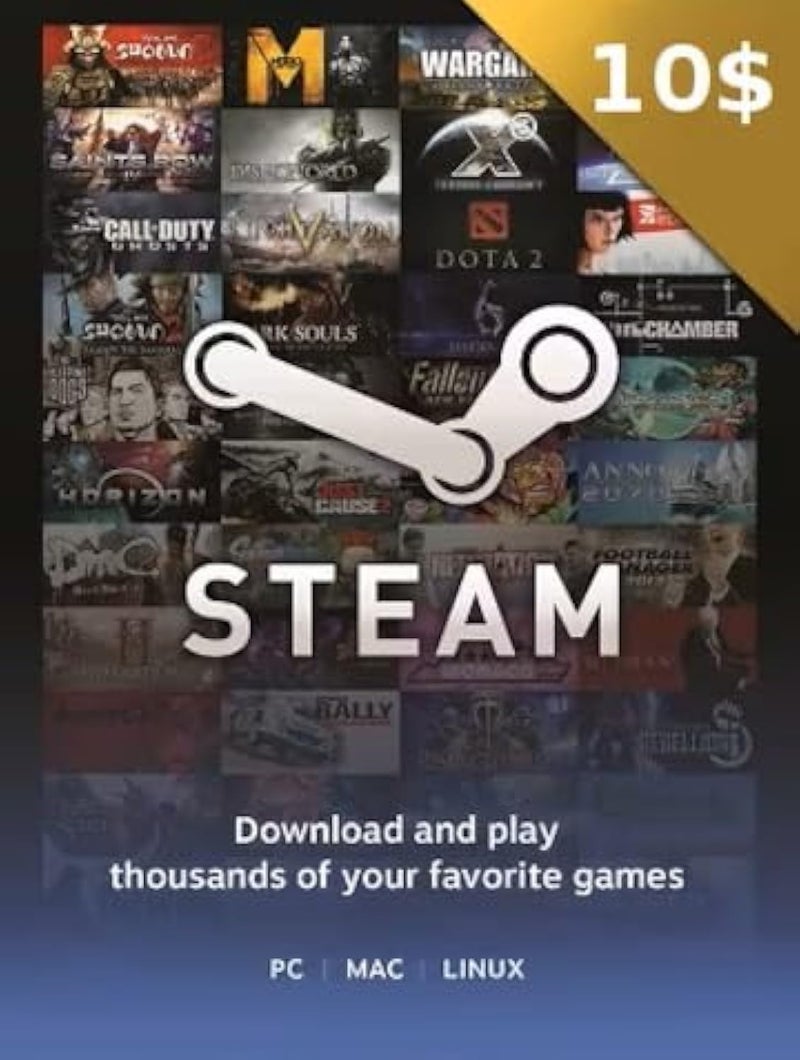 Steam Gift Card 10 USD