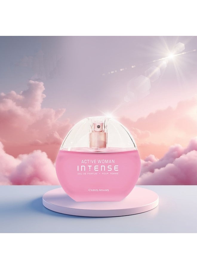 Chris Adams Active Woman and Intense Eau De Parfum Luxurious Dual Fragrance Set for Confident Modern Women - Image 4