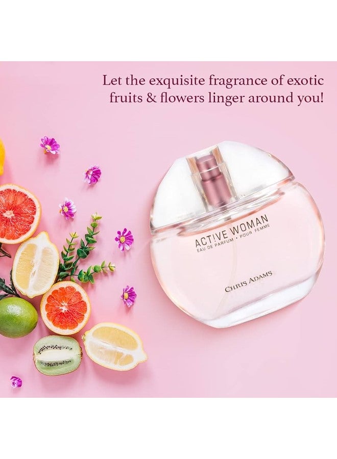 Chris Adams Active Woman and Intense Eau De Parfum Luxurious Dual Fragrance Set for Confident Modern Women - Image 3