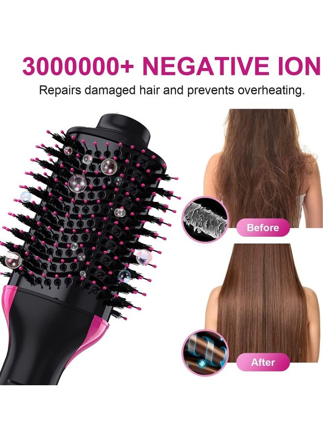 Arabest Hair Dryer Hot Air Styling Brush Red/Black 34.6 X 7.58 X 5.53cm - Image 5