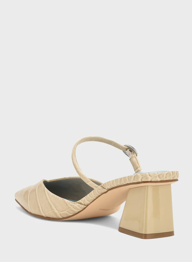 NINE WEST Pointed Toe High Heel Espadrilles