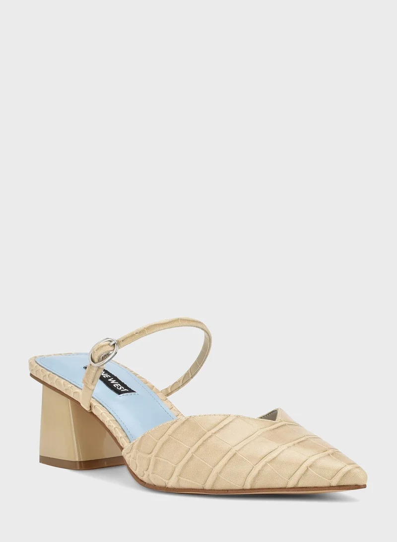 NINE WEST Pointed Toe High Heel Espadrilles