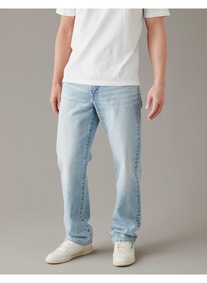 American Eagle Light Wash Straight Fit Jeans - Image 1