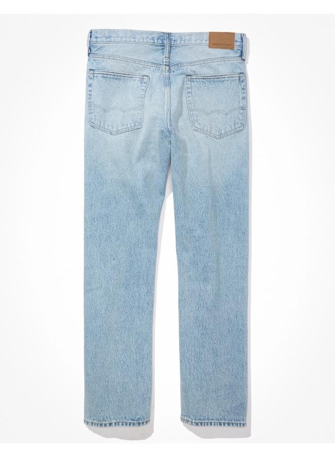 American Eagle Light Wash Straight Fit Jeans - Image 2