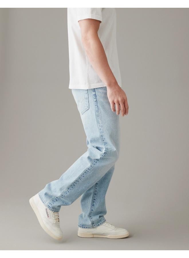 American Eagle Light Wash Straight Fit Jeans - Image 5