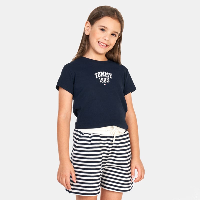 TOMMY HILFIGER Kids' Varsity Rib T-Shirt (Older Kids) - Image 1