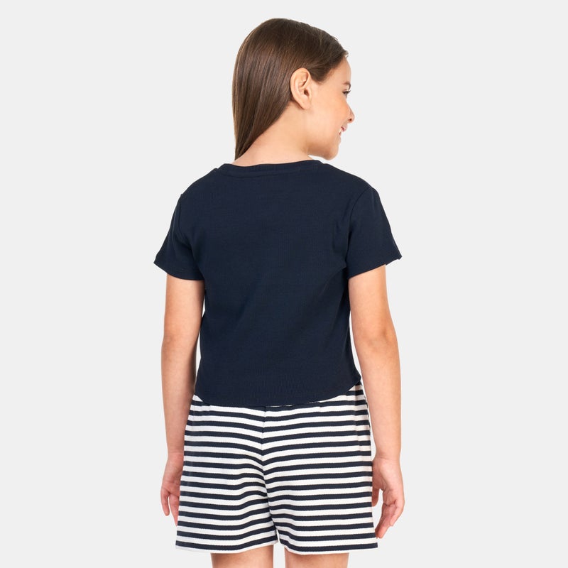 TOMMY HILFIGER Kids' Varsity Rib T-Shirt (Older Kids) - Image 2