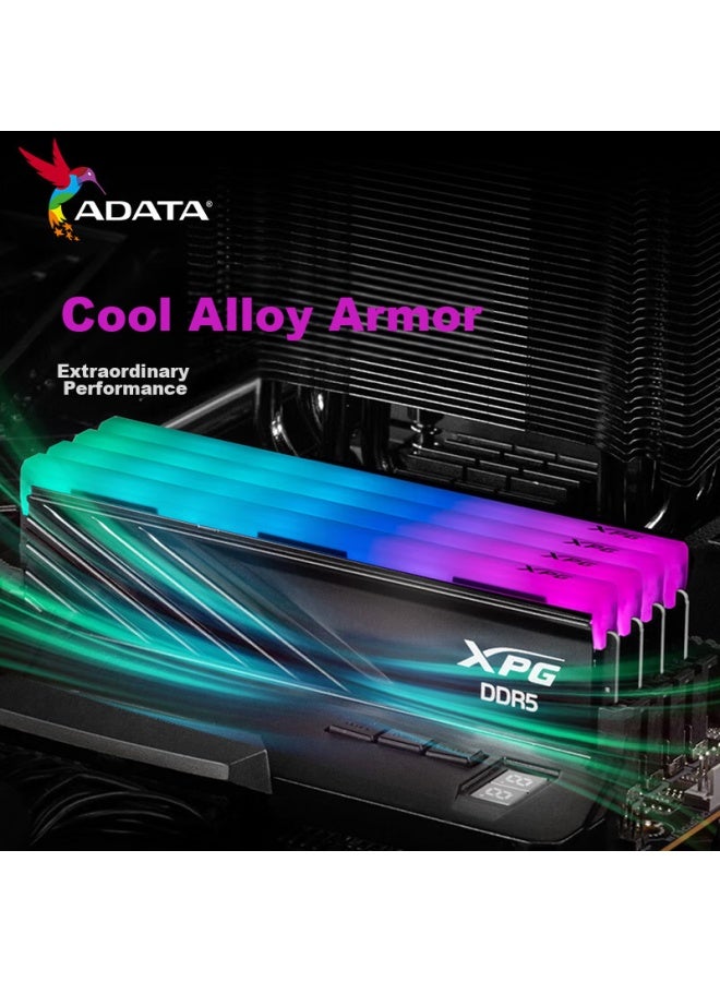 Adata 32gb Kit Ddr5 6400 Desktop Memory Module Hynix A-die Chips Xpg Longyao D300g C32 - Image 3