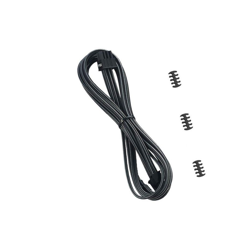 CableMod C-Series Classic ModMesh Sleeved 8-pin PCI-e Cable for Corsair Type 4 RM Black Label/RMi/RMX (Carbon, 60cm) - Image 2